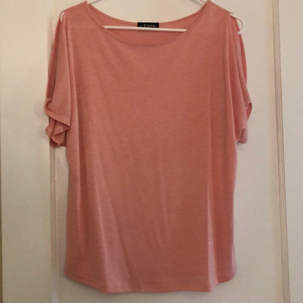 Colette Romey Cold Shoulder Tee